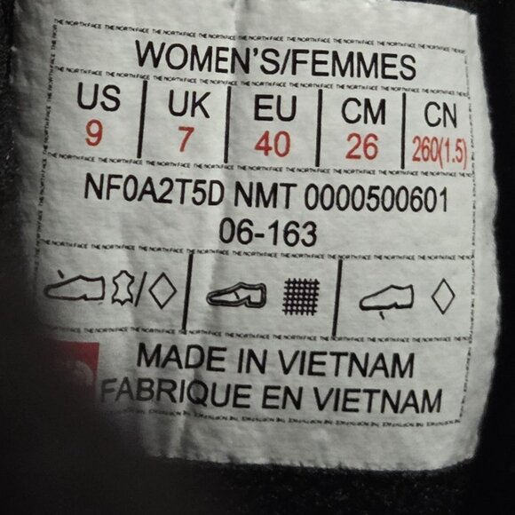 NORTH FACE Womens 9 Boots Snow Winter Thermoball Utility Mid Insulated Lace-Up - Picture 12 of 12